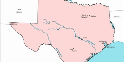 Bản đồ Texas Austin