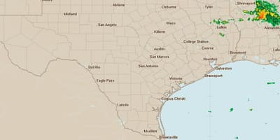 Bản đồ của Austin radar
